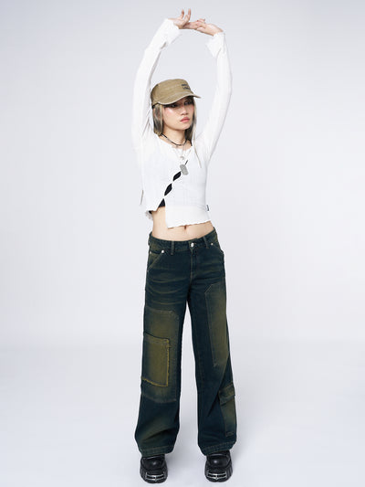 Hana White Asymmetrical Cut Out Top - Minga EU