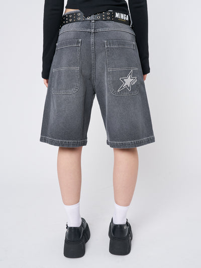 Naida Star Black Jorts - Minga EU
