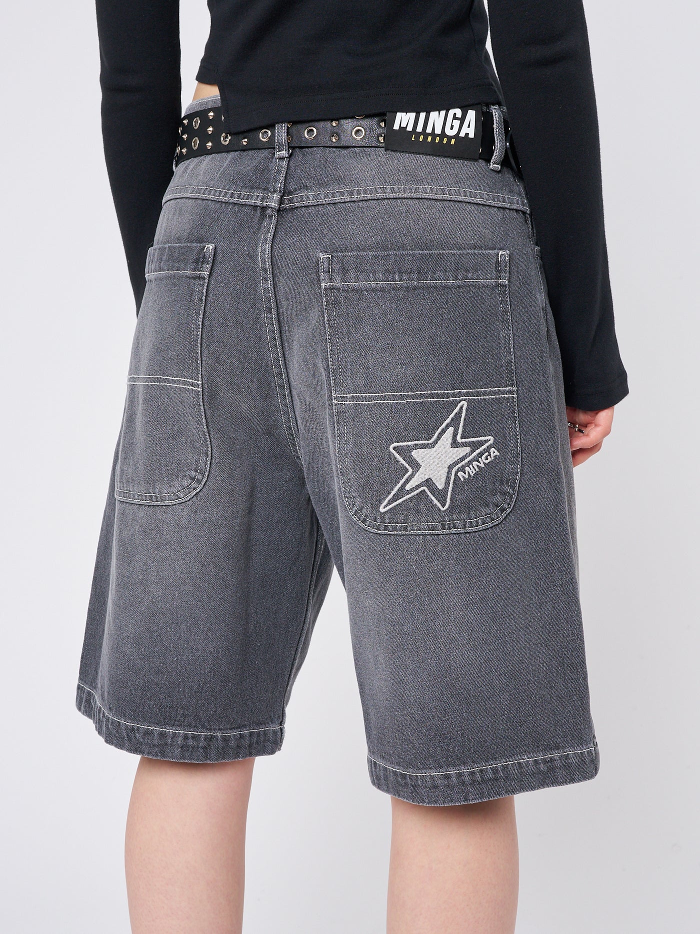 Naida Star Black Jorts - Minga EU