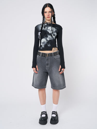 Naida Star Black Jorts - Minga EU