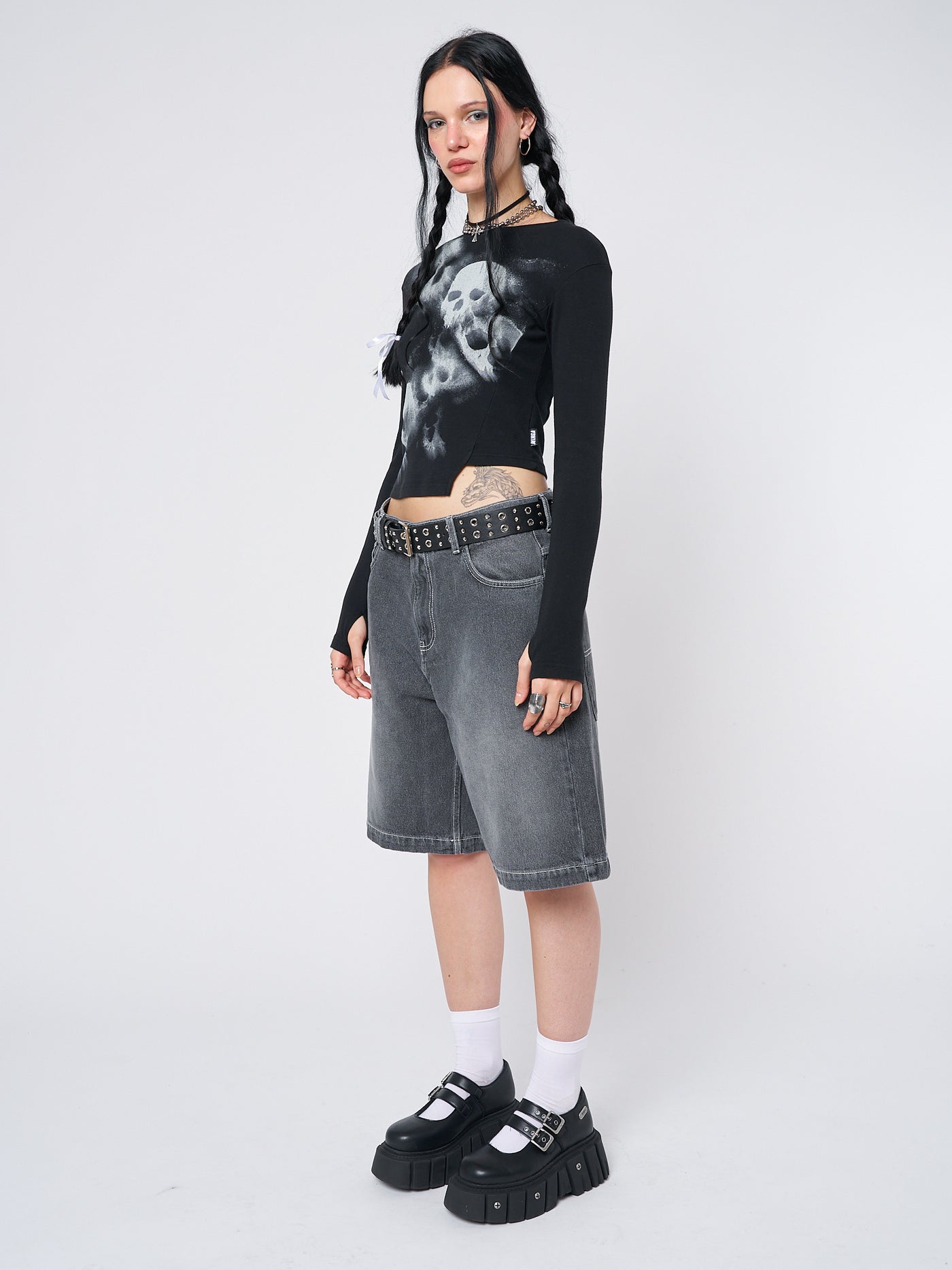 Naida Star Black Jorts - Minga EU