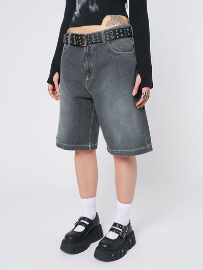 Naida Star Black Jorts - Minga EU