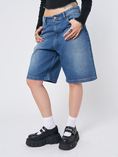 Naida Star Blue Jorts - Minga EU