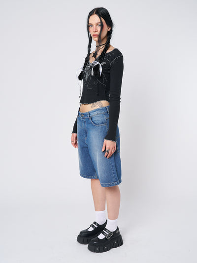 Naida Star Blue Jorts - Minga EU