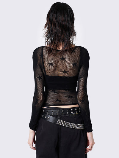 In the Stars Fishnet Top